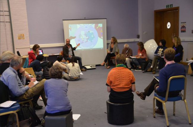 Nick Osborne's 'Effective Groups' Skills Day was one of the most popular.  Photo: Mike Grenville.