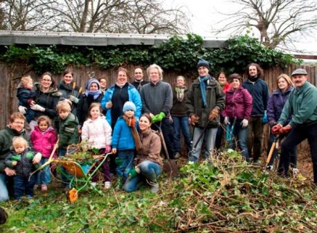 The bramble-clearing-Transition-machine swings into action ...