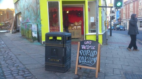 A pop-up bakery I recently spotted in Bristol. 