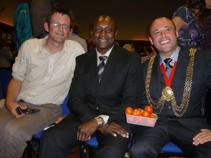 With Derrick Anderson and Cllr Wellbelove