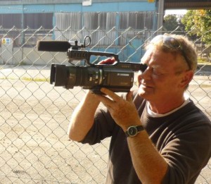 Chris Watson filming for the Transition Movie