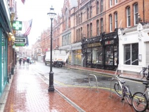 A snowy Dublin