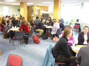 The World Cafe groups at the Greenhouse