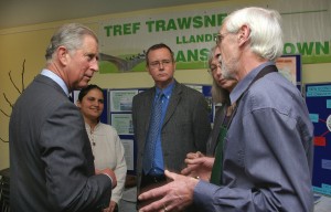 The Prince meeting some of the Transition Llandeilo team